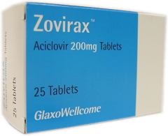 ゾビラックス ヘルペス治療（Zovirax）200mg 25錠